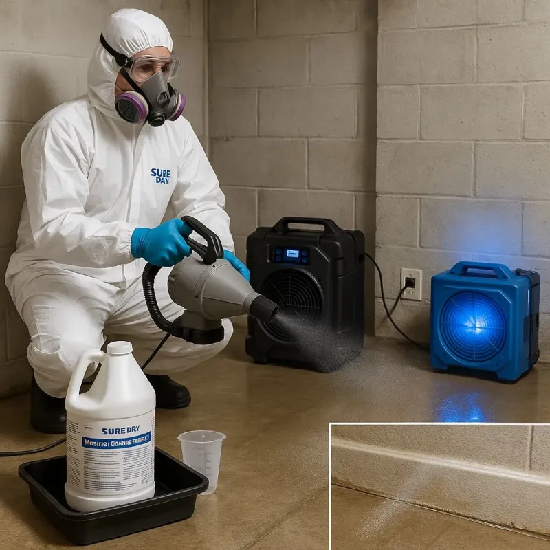Sanitization and Odor Removal process in Wallington, NJ